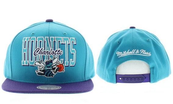 NBA New Orleans Hornets M&N Snapback Hat NU09